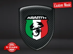 Fiat Abarth Abzeichen Pro Max Robust Elegant Leistung